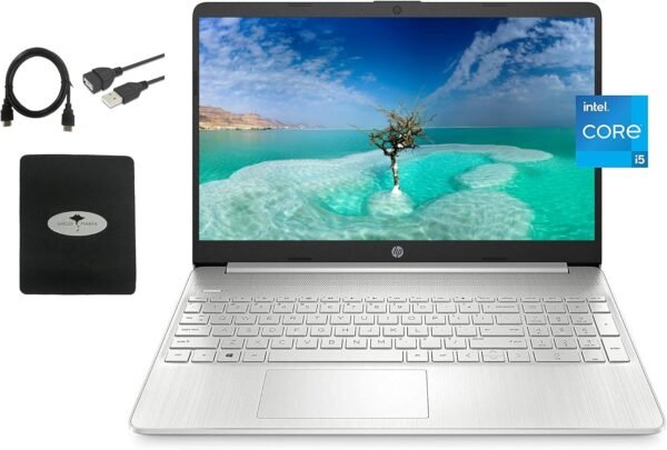 HP 15.6 FHD IPS Flagship Laptop Computer, 11th Gen Intel 4-Core i5-1135G7(Up to 4.2GHz, Beat i7-1060G7), 16GB RAM, 1TB PCIe SSD, Iris Xe Graphics, Bluetooth, HDMI, WiFi, Win11, w/GM Accessories