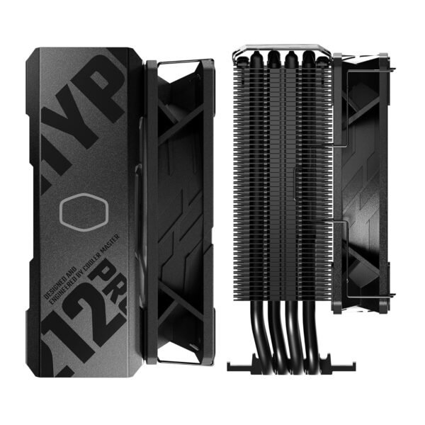 Cooler Master Hyper 212 Pro aRGB CPU Air Cooler, SickleFlow Edge 120 PWM Fan, Composite 4 Copper Heat Pipes, 152mm Tall, Sleek Top Cover, AMD Ryzen AM5|AM4, Intel LGA 1851|1700 Brackets