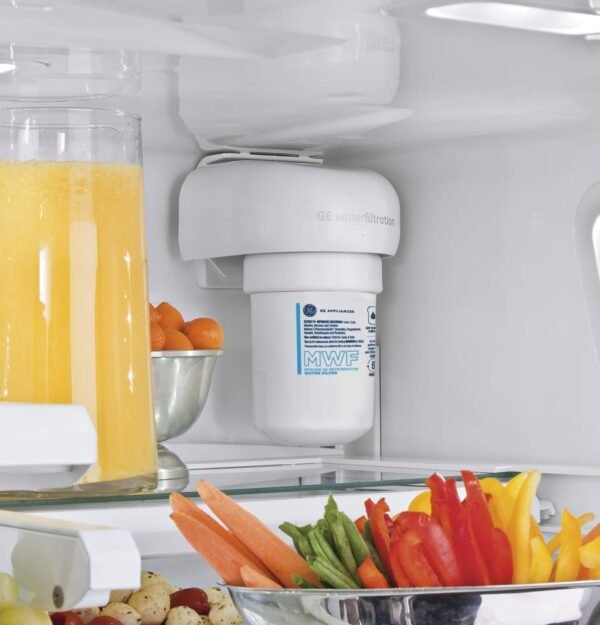 GE MWF Refrigerator Water Filter, Genuine Replacement Filter, Certified to Reduce Lead, Sulfur, and 50+ Other Impurities, Replace Every 6 Months for Best Results, Pack of 1