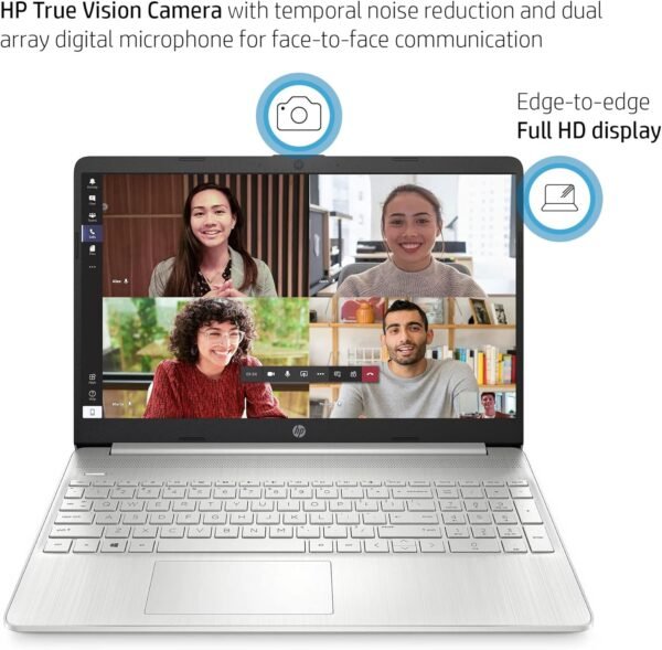 HP Windows 11 Pro 15 15.6" FHD Business Laptop Computer,11th Gen Intel Core i5-1135G7, 16GB RAM 512GB SSD, Intel Iris Xe Graphic, Numeric Pad, Long Battery Life, Wi-Fi 5, Bluetooth 4.2, USB, w/Battery