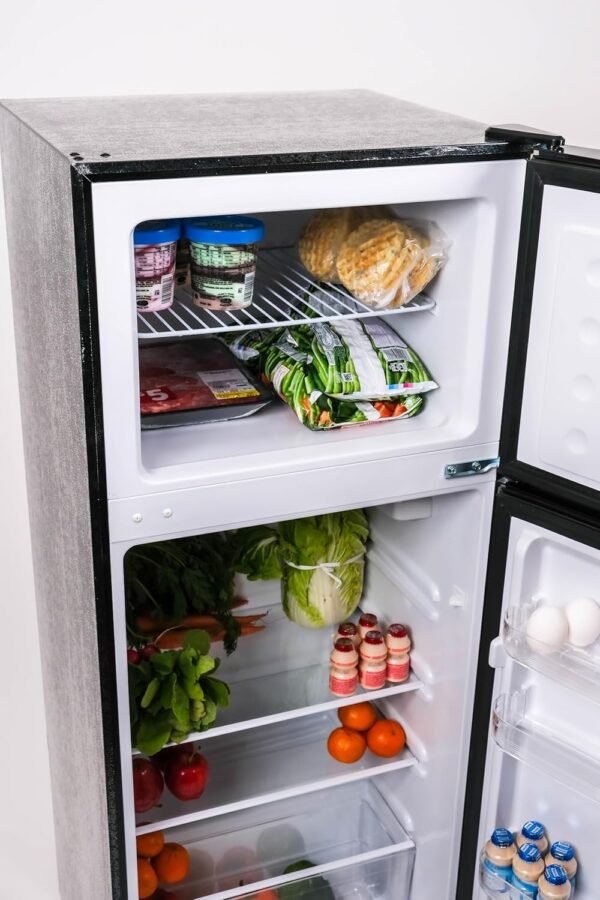 Frigidaire, 2 Door Apartment Size Refrigerator/Freezer Combo, 7.5 cu ft, Platinum Series, Stainless, 23" D x 21.5" W x 55.5" H