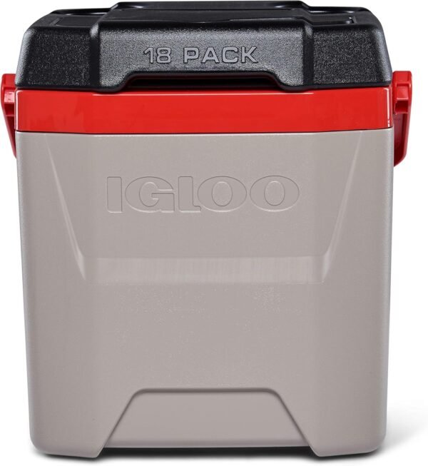 Igloo Quantum Cooler, Sandstone/Blaze Red/Black, 12 Quart