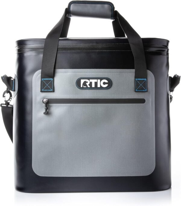 RTIC Ultra-Tough Soft Cooler 40 Can, Insulated Bag Portable Ice Chest Box for Lunch, Beach, Drink, Beverage, Travel, Camping, Picnic, Car, Trips, Floating Cooler Leak-Proof with Zipper
