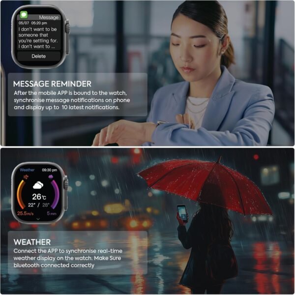 Smart Watch Storm U with BT Calling Gun Metal, Smartwatch for Men, Smartwatch for Women, Sleep Monitor, Blood Pressure and Oxygen Monitor, Voice Assistant, Pedometer Steps, Remote Camera, Watch Bands
