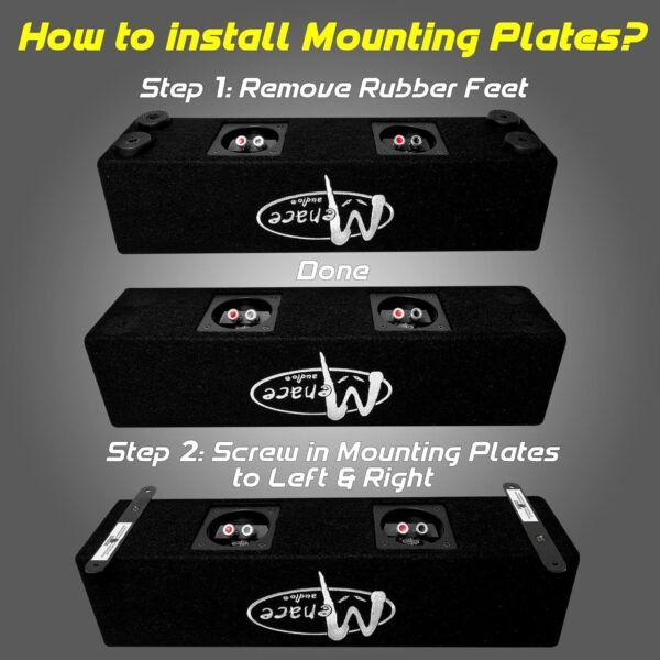 MENACE AUDIO VOICEBOX® - VOICEBAR High Output Slim Profile Midrange Enclosure Silver Bullets