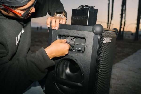 SOUNDBOKS 4 – Bluetooth Performance Speaker – USB-C Charging Battery – Loudest Party Speaker with 40 Hours of Battery – Wireless and Portable Speaker - Designed in Denmark – 126dB (Black)