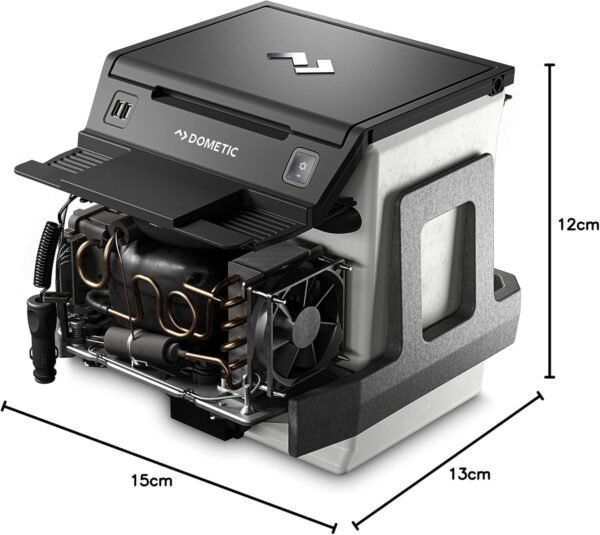 Dometic CCF-T | Ford F-150 Center Console Refrigerator | For Ford F-150 Models prior to 2021 | Storage Capacity of 6.5L. Holds Six - 16.9 oz (0.5 L) Bottles Or Eight - 12 oz