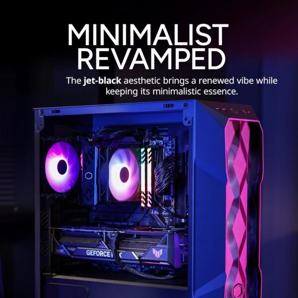 Cooler Master Hyper 212 Pro aRGB CPU Air Cooler, SickleFlow Edge 120 PWM Fan, Composite 4 Copper Heat Pipes, 152mm Tall, Sleek Top Cover, AMD Ryzen AM5|AM4, Intel LGA 1851|1700 Brackets