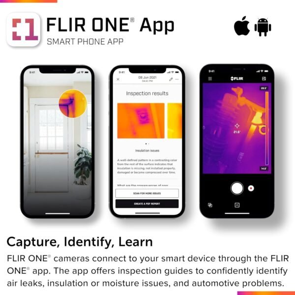 FLIR ONE Pro - High Resolution (160x120) Thermal Imaging Camera for Android Smartphones (USB-C)