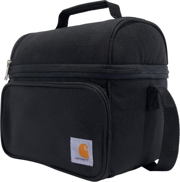 Carhartt Camping Cooler, Worksite Lunchbox, Soft Shell Cooler for Construction Sites, Work and Everyday Use Cooler, Black