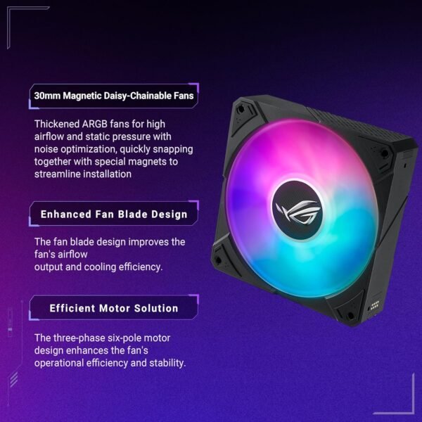 ASUS ROG RYUYJIN III 360 ARGB Extreme All-in-one AIO CPU Liquid Cooler, AMD Ryzen 9000 & Intel Core Ultra Ready, Asetek Gen8 V2 Pump; high Airflow & Static Pressure Magnetic Fans
